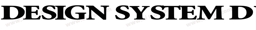 Design System DW03字体转换